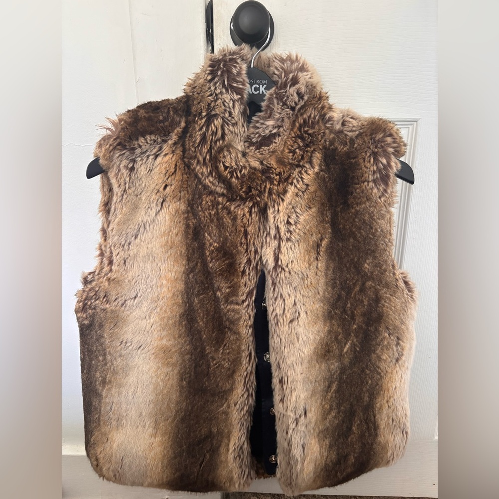 Reversible Faux Fur Vest
